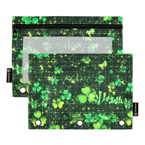 St Shamrock Verdant Luck Ordner Mit Taschen 3 Löcher Ordner Für 3 Ringe Ordner Mit Wasserdichter Schulbedarf Schreibwaren Organizer Upplies von KLL