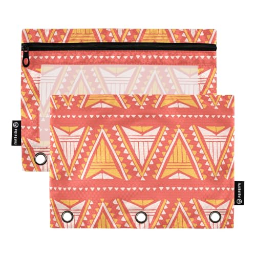 Tribal Bohemian (37) Ringe Binder Tasche Kunststoff Binder Taschen für 3 Loch Binder Taschen mit drei Ringen für Untersuchung Zuhause Reise Karten Aufbewahrungsbehälter von KLL