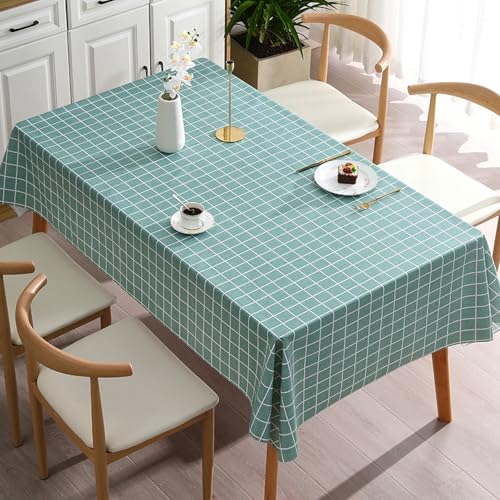 KLUOT Tischdecke 120 x 120 cm Wachstuch Tischdecken wasserdichte rutschfeste Rechteckige Abwischbar PVC Tischwäsche für Wohnzimmer Schlafzimmer Küche Party Garten von KLUOT