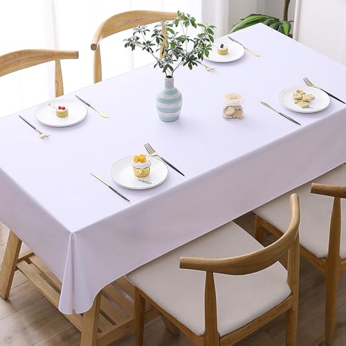 KLUOT Tischdecke 120 x 120 cm Wachstuchtischdecke PVC Tischwäsche Plastik, Tischdecken Outdoor eckig Table Cloth Waterproof Abwischbare Tischtuch Dining Table Cover von KLUOT