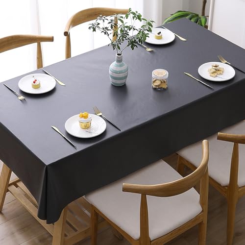 KLUOT Tischdecke 90 x 90 cm Wachstuchtischdecke PVC Tischwäsche Plastik, Tischdecken Outdoor eckig Table Cloth Waterproof Abwischbare Tischtuch Dining Table Cover von KLUOT