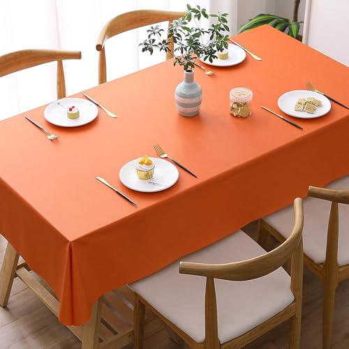 KLUOT Tischdecke 90 x 90 cm Wachstuchtischdecke PVC Tischwäsche Plastik, Tischdecken Outdoor eckig Table Cloth Waterproof Abwischbare Tischtuch Dining Table Cover von KLUOT