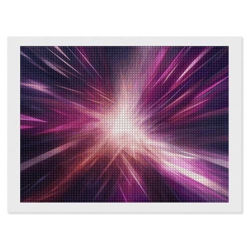 Diamond Painting Kits für Erwachsene Diamond Art Kit für Anfänger Abstrakter Neon-Hintergrund 5D DIY Full Square Diamond Art Craft Kits für Erwachsene für Home Wall Decor von KLWQR