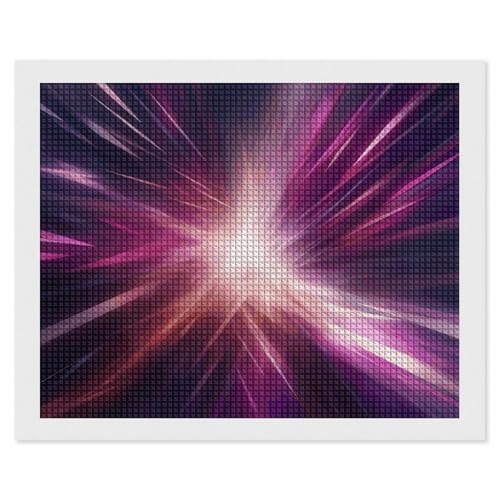 Diamond Painting Kits für Erwachsene Diamond Art Kit für Anfänger Abstrakter Neon-Hintergrund 5D DIY Full Square Diamond Art Craft Kits für Erwachsene für Home Wall Decor von KLWQR