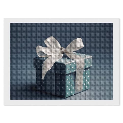 Diamond Painting Kits für Erwachsene Diamond Art Kit für Anfänger Blau Geschenkbox 5D DIY Full Square Diamond Art Craft Kits für Erwachsene für Home Wall Decor von KLWQR