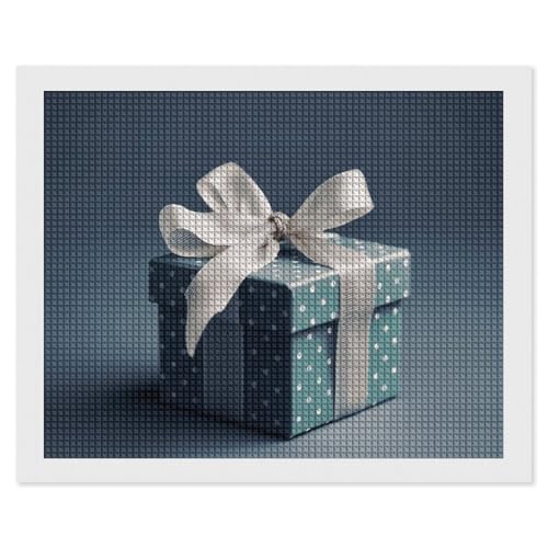 Diamond Painting Kits für Erwachsene Diamond Art Kit für Anfänger Blau Geschenkbox 5D DIY Full Square Diamond Art Craft Kits für Erwachsene für Home Wall Decor von KLWQR