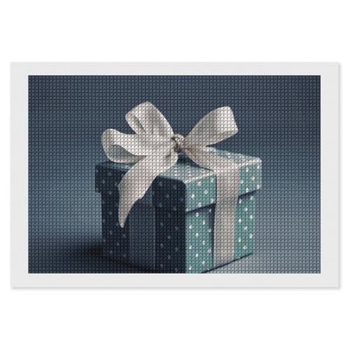 Diamond Painting Kits für Erwachsene Diamond Art Kit für Anfänger Blau Geschenkbox 5D DIY Full Square Diamond Art Craft Kits für Erwachsene für Home Wall Decor von KLWQR