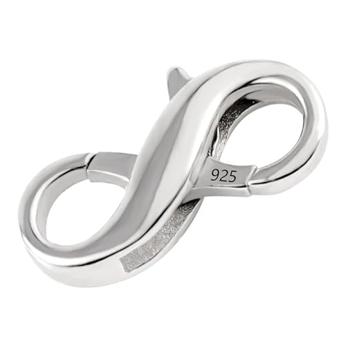 1 Pcs Kettenverschluss Silber 925,S925 Halskette Verschluss,Schmuck Karabiner,Armband Verschluss,Schmuckverschluss,Verschlüsse für Armbänder,Karabinerverschluss,Ketten Verschlüsse von KMANGMAN