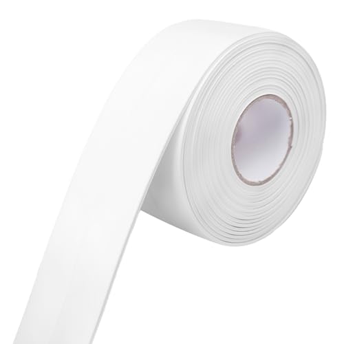 KMKANPO 1 Rollen 38mm x 3.2m dichtungsband,dichtungsband wasserdicht,Dichtungsband Selbstklebend,Fugendichtungsband,PVC Wasserdichtes Klebeband,für Wandecke,Küche,badezimmer,Toilette(Weiß) von KMKANPO