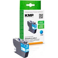 KMP  cyan Druckerpatrone kompatibel zu brother LC-422XLC von KMP