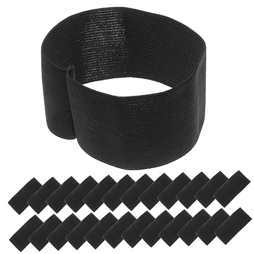 KOCKSHION 25St schwarzer Trauergürtel armband trauerfeier Trauerkapelle der Armbinden Bands Armbinde der Trauer schwarze Armbinde zur Trauer Lebensgebet-Armbinde Polyester Black von KOCKSHION