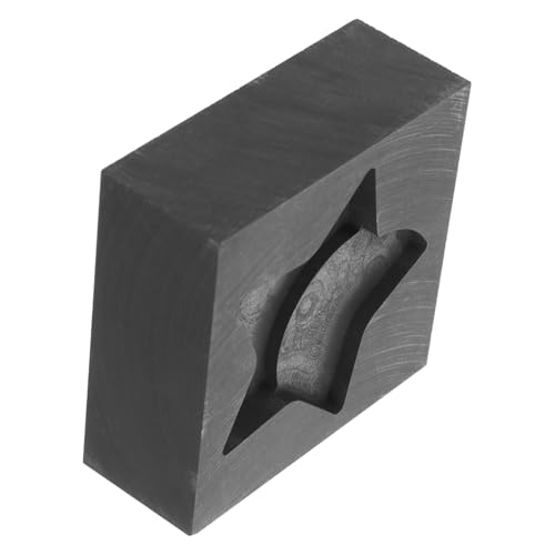 KOCKSHION Graphitform Für Metallguss, 3d-gemusterte Schmelzmetallform, Mehrzweck-gussform, Metallherstellungsform, Sternmuster von KOCKSHION