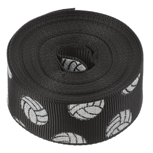 KOCKSHION Kasten seidenband ribbon Weihnachtsdekorationband Dekorationsband festivalbänder Dekorationen Satinband Band Stolz Sackleinen Bausatz Partyband Band für die Party Polyester Black von KOCKSHION