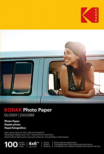 New – Photo Paper, 44 18 kg, glänzend, 4 x 6, 100 Blatt/Pack – 1743327 von KODAK