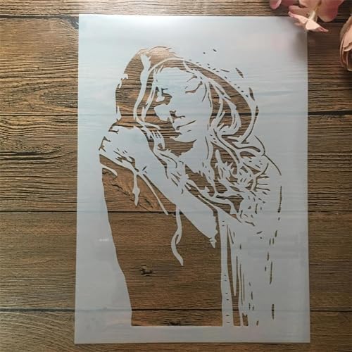 Wiederverwendbare Schablonen zum Malen, A4, 29 cm, Zweigrose, Blumenschablonen zum Basteln, Malen auf Holz, Möbeln, Böden, DIY-Kunstprojekt, Heimdekoration, Stil B Wiederverwendbare Schablonen zum Malen, A4, 29 cm, Zweigrose, Blumenschablonen zum Basteln, Malen auf Holz, Möbeln, Böden, DIY-Kunstprojekt, Heimdekoration, Stil B von KOFORULAIG