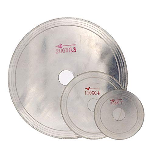 KOFSOL Jp Ultradünne Diamant-Rundsägeblatt, 3/4/5/6/8 Zoll Schneiden Von Arbor-Disc-Schnitt Jade-Discs 1pcs (Size : 150x20x0.3mm) von KOFSOL