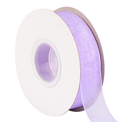 25 mm, blauer Nebel, schimmernd, Chiffon, DIY, Hochzeit, Party, Geschenkverpackung, Brautsträuße (45 m) von KOGMMYSEVP