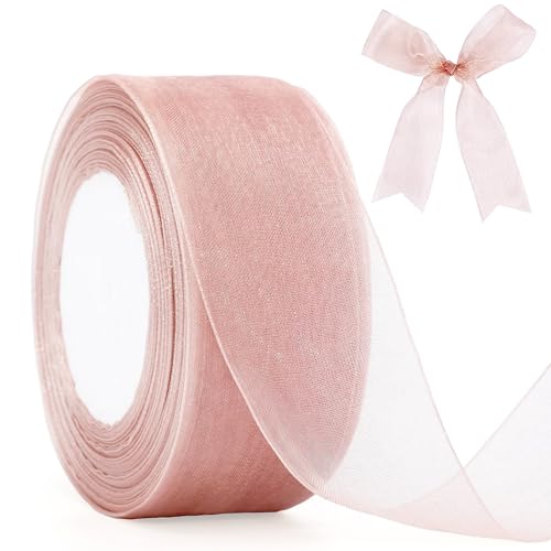 40 mm x 50 m Bohnen-Chiffon, Chiffon-Stoff, schimmernde Geschenkverpackung, Weihnachten, Hochzeit, Party, Zeremonie, Rationen und DIY von KOGMMYSEVP