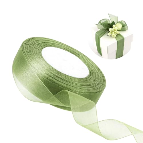 45,7 m Weihnachtsblumenstrauß, 3,8 cm Chiffon-Geschenkverpackung, Blumenration von KOGMMYSEVP