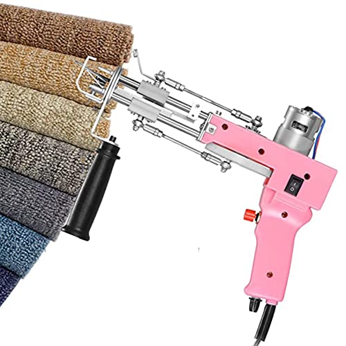 KOHARA Elektrische Teppichtuftpistole, 2 in 1, Teppichtuftpistole, Webmaschine, Strickmaschine, Beflockungsmaschine, Bastelwerkzeug für Zuhause, 22 Stück von KOHARA