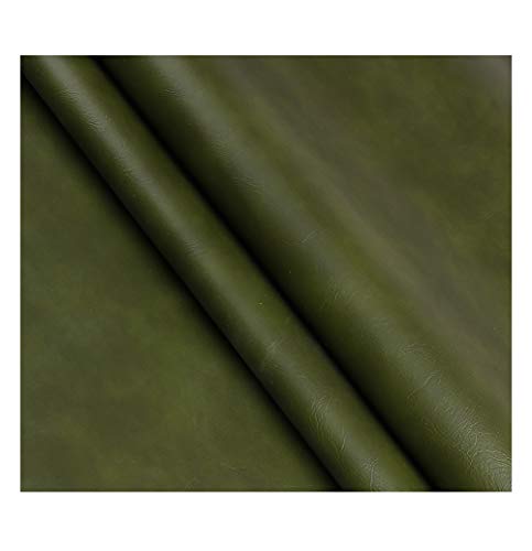 KOINEN Kunstlederstoff, Lederplatte, Polsterleder, Kunstleder-Polsterstoff for Polster, Kunstleder, Automaterial (rot, 1,38 x 30 cm)(Dark Green,1.38x1m) von KOINEN