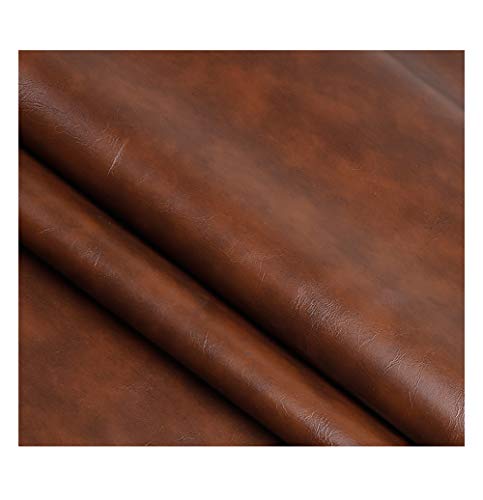 KOINEN Kunstlederstoff, Lederplatte, Polsterleder, Kunstleder-Polsterstoff for Polster, Kunstleder, Automaterial (rot, 1,38 x 30 cm)(Light Brown,1.38x1m) von KOINEN