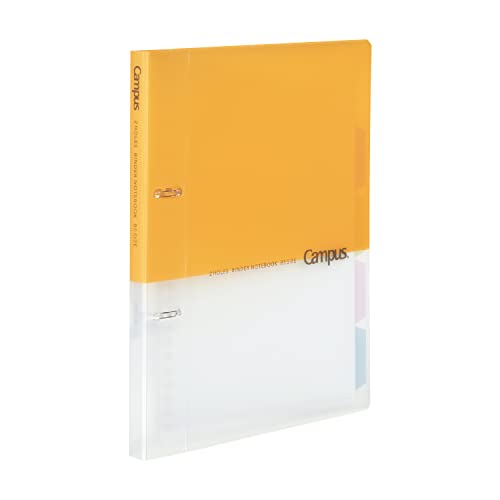 Kokuyo Campus Ringbuch, B5, 2 Löcher, bis zu 100 Blatt, gelb, Japan Import (RU-PP358Y) von KOKUYO