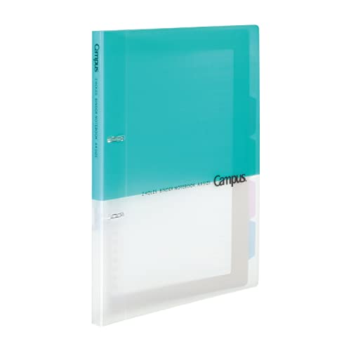 Kokuyo Campus Ringbuch mit 2 Ringen, A4, 2 Löcher, bis zu 100 Blatt, Hellblau, Japan Import (RU-PP158LB) von KOKUYO