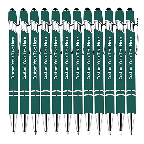 KOLOWKO Personalisierte Kugelschreiber mit individuellem Text, bis zu 1000 Stück, schreiben Sie Ihren Namen, Text, Nachricht 2 in 1 Stift für Unternehmen, Abschlussfeier, Jubiläumsfeier von KOLOWKO