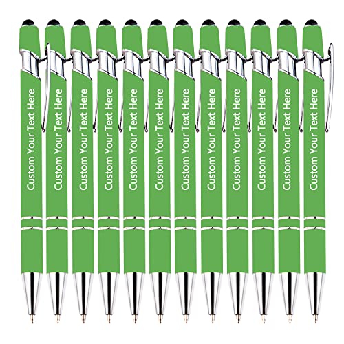 KOLOWKO Personalisierte Kugelschreiber mit individuellem Text, bis zu 1000 Stück, schreiben Sie Ihren Namen, Text, Nachricht 2 in 1 Stift für Unternehmen, Abschlussfeier, Jubiläumsfeier von KOLOWKO