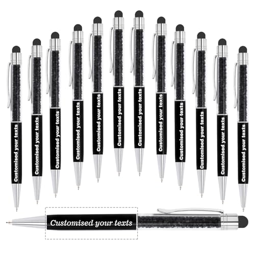 KOLOWKO Personalisierte benutzerdefinierte Kugelschreiber, 2 in 1 Soft Touch, personalisierte Schreibgerät, Kristall dekoriert Kugelschreiber, gut für Graduierung, Hochzeit, Geburtstag Geschenke KOLOWKO Personalisierte benutzerdefinierte Kugelschreiber, 2 in 1 Soft Touch, personalisierte Schreibgerät, Kristall dekoriert Kugelschreiber, gut für Graduierung, Hochzeit, Geburtstag Geschenke von KOLOWKO