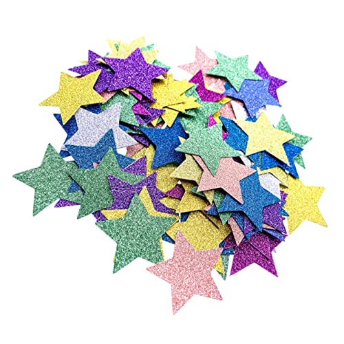 200st Diy Dekorative Accessoires Glitter Star Tischkonfetti Papierschrott. Papierschnipsel Selber Machen Konfetti Auf Den Tisch Streuen Party-glitzer-konfetti Funkeln Golddekor KOMBIUDA von KOMBIUDA