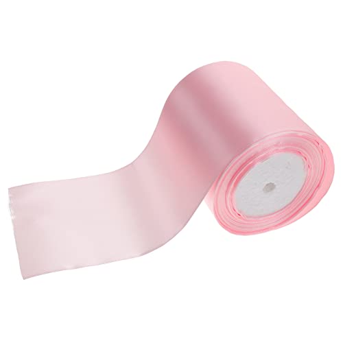 KOMBIUDA 1 Rolle 10cm Band ribbon bandfeile Tischdekoration schienbeinschoner tape geburtstagsdeko Geschenkbandverzierung Multifunktionsbänder handgefertigtes Band Schleife Polyester Rosa von KOMBIUDA