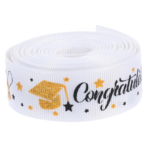 KOMBIUDA 1 Rolle Staffelungsband Osterdrahtband Banddekor Partyverpackung Geschenkband Sackleinen Ostern-frühlingsdrahtband Band Für Schleife Paketband Diy Bastelband Festivalband Polyester von KOMBIUDA