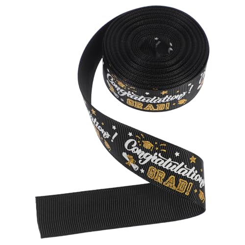 KOMBIUDA 1 Rolle Staffelungsband Schleife seidenband ribbon Geburtstagsband die einladung Blumenschmuckband Band zum Nähen Verpackungsband präsentieren Abschlussband Polyester von KOMBIUDA