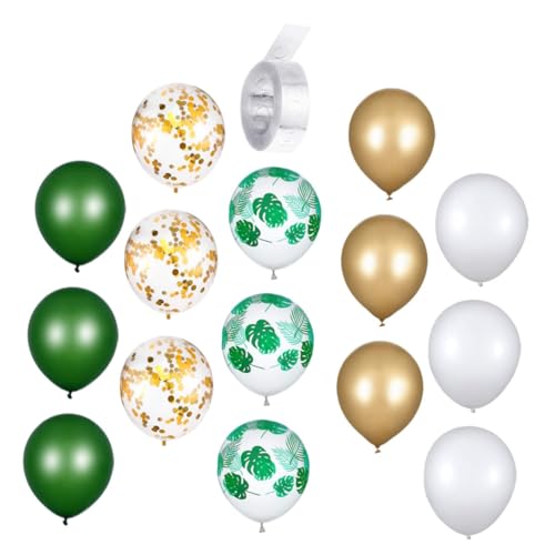 KOMBIUDA 1 Satz Ballonanzug Bunte Ballongirlande Bausatz Benutzerdefinierte Ballons Grüne Luftballons Ballonbogen-kit Ballonsäulen-kit Ballonsäulenständer Ballon-kits Partyballon Plastik von KOMBIUDA