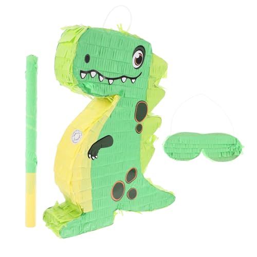 KOMBIUDA 1 Satz Dinosaurier-pinata Gastgeschenke Für Kindergeburtstage Drachen-geburtstagsparty-dekorationen Dinosaurier-partyzubehör Dino-partygeschenke Dinosaurier-spielzeug Green Papier von KOMBIUDA