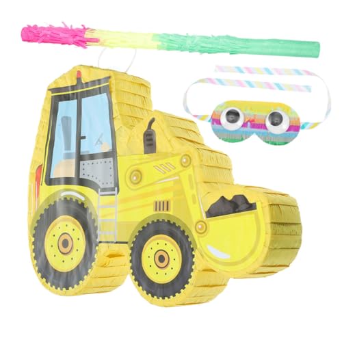 KOMBIUDA 1 Satz Piñata Monstertruck-Pinata Cinco de Mayo Pinata Bagger-Pinatas das Auto Pinata schöne Baggerpinata Geburtstags-Truck-Pinata Pinata-Süßigkeitsspielzeug Papier von KOMBIUDA