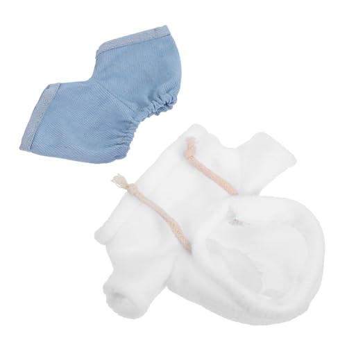 KOMBIUDA 1 Satz Plüschbärenkleidung Tierhosenpuppen Intelligentes tierische Kleidung Plüschbär Kleidung Puppenkleidung Set puppenkleidung selber Machen Puppen-Jeans-Outfit Stoff von KOMBIUDA