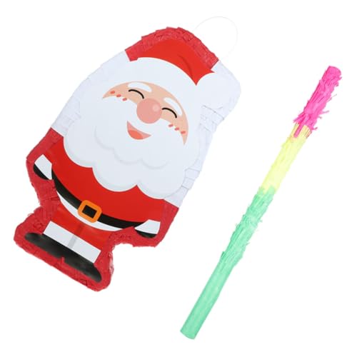 KOMBIUDA 1 Satz Weihnachtspinata Für Bogen Girlanden Aufkleber Weihnachtsmann-partyzubehör Weihnachtsfeier Urlaub Piñata Dekorationen Weihnachtsschneeflockenfenster Papier von KOMBIUDA