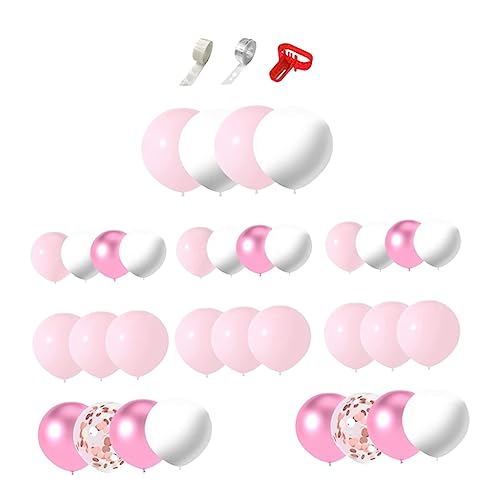 KOMBIUDA 1 Set Ballonanzug Geschlecht Offenbaren Ballons Dunkelgrüne Ballons Roségold Girlande Runde Ballons Babypartydekorationen Für Mädchen Babyballon Babydekorationen Bogenset Papier von KOMBIUDA