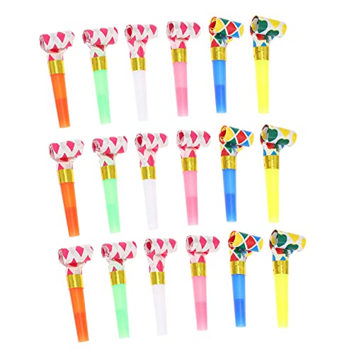 KOMBIUDA 100st Schlag-drachen-blas-rolle Bunte Pfeife Partypfeifen Party-blowouts Pfeifen Partypfeife Party Bläst Hörner Für Karnevalsfeiern Cheerleader Pfeifen Pvc von KOMBIUDA