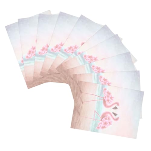 KOMBIUDA 10St Flamingo-Briefpapier letter paper paketpapier packpapier briefpapier vintage Hochwertiges Schreibpapier Briefpapier schreiben Papier für Einladung Retro-Briefpapier Rosa von KOMBIUDA