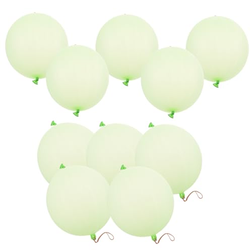 KOMBIUDA 10St Punschballons für die Party elektrische Luftballonpumpe Ballongirlande partyknaller kinder Spielzeuge kauspielzeug deko grün kinder punschbälle Luftballons stanzen Green von KOMBIUDA