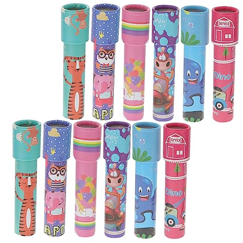 KOMBIUDA 10er Set Kaleidoskope Für Bunte Kaleidoskope Lernspielzeug Zur Beobachtung Ideal Als Mitgebsel Oder Gastgeschenk Für Kindergeburtstage Zufällige Designs von KOMBIUDA