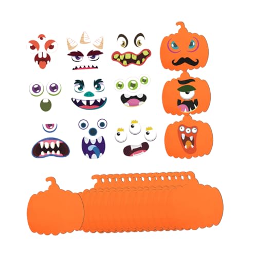 KOMBIUDA 16 Blätter Kürbis- -Aufkleber Halloween-Party-Aufkleber Halloween-Aufkleber Halloween Aufkleber Halloween Sticker Aufkleber für Halloween Notizbuchaufkleber selber Machen von KOMBIUDA