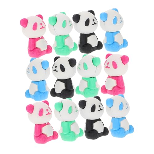 KOMBIUDA 16 Stück Panda Radiergummi Set Für Niedliche Cartoon Radierer Zufälligen Farben Ideal Für Malerei Und Raumdekoration Perfekt Für Kindergeburtstage von KOMBIUDA