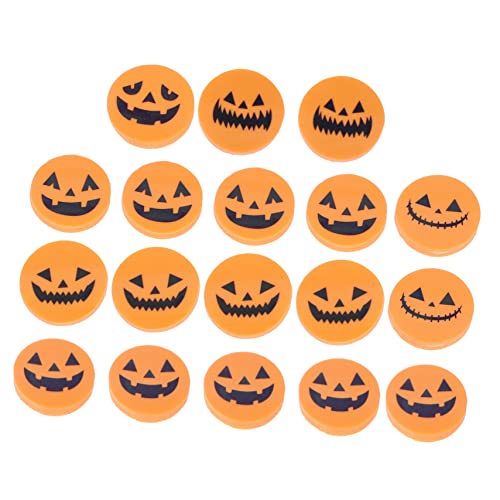 KOMBIUDA 18 Stk Kürbis Radiergummi halloween heeloween bisschen susigkeite chaps rosa Radiergummis Mini-Radierer Mini- Partygeschenke Radiergummis für die Party Orange von KOMBIUDA