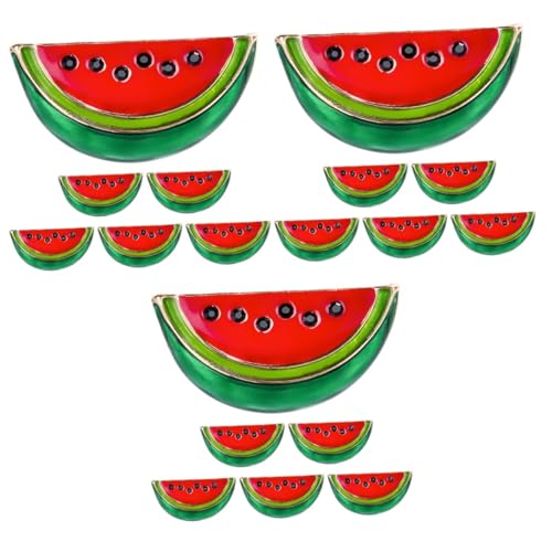 KOMBIUDA 18 Stück Brosche Wassermelonenscheiben Anstecknadel Palästina Anstecknadel Wassermelonen Anstecknadel Reverskragen Anstecknadeln Niedliche Wassermelonenscheiben Anstecknadel von KOMBIUDA