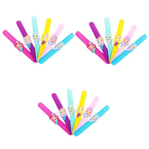 KOMBIUDA 18 Stück Meerjungfrau Partydekoration Meerjungfrau Armband Meerjungfrau Ring Partygeschenke Für Kinder Geschenktüten Meerjungfrau Haarspange Lesezeichen von KOMBIUDA